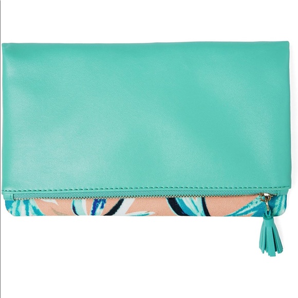 Anthropologie Rachel Pally Foldover Vegan clutch - Picture 7 of 16